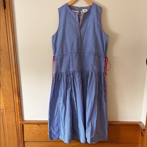 Tuckernuck Blue Stripe Charlotte Dress Size XXL - Picture 2 of 7